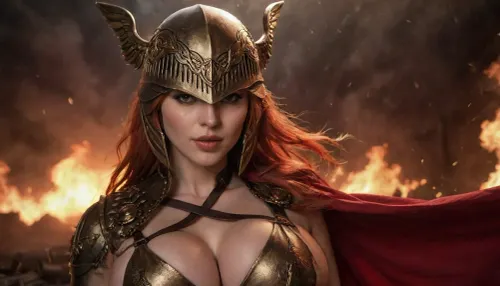 masterpiece, high resolution, perfect makeup, glossy lips, blush, glistening skin, malenia blade of miquella, malenia, (elden ring), massive boobs, <lora:bombshell_v2:.8>, <lora:bboobs-000005:.8>, sweaty cleavage, armor, leotard, elden ring, a, woman, with, red, hair, winged, helmet, cape, <lora:Malenia1024:.8>, 4k, wallpaper, selfie