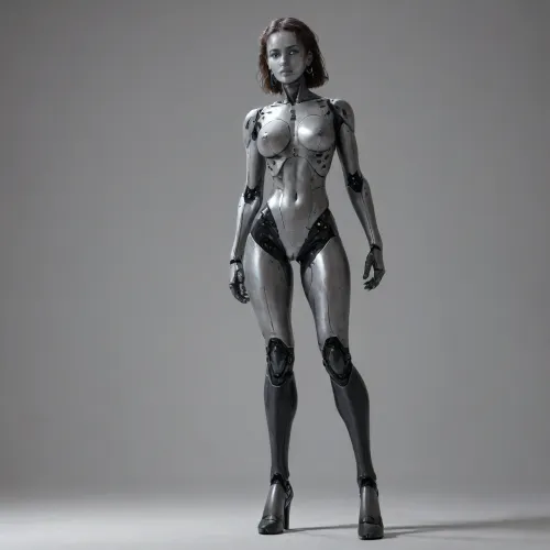 Full body, one person, nude, robot skin, android skin, robot girl, mechanical parts, android, 1girl, hdr, dtm, full ha, masterpiece, 8k, beautiful, highly detailed, cinematic, dynamic angle, ultra detailed graphic tension, dynamic poses, stunning colors, cinematic lighting effects, super vista, <lora:robot_skin_XL_1.0.6:.6>