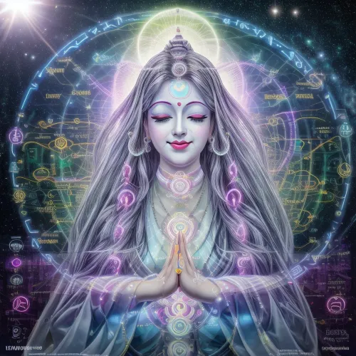 future cyber town.cyber tantra. light shining. humidity.interconnections kvantum.ultra HD. realistic. the interconnections of the universe. Om padma hum.neiroweb kvant Jesus Christ. Love.