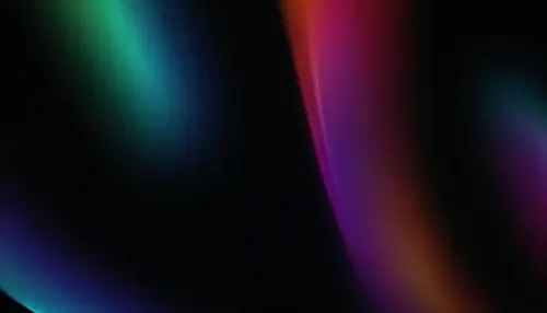 black background, multicolored gradient