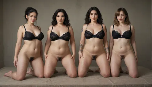 three girls, ingian, japanese, european, enjoying togather, creampied, sexy, beautiful, tattoos, horney, hairy pussy, piercings, ripped black strapp less bra, chubby body, huge boobs, full body view