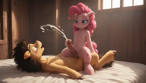 (Jack Cayless art style), Cheese Sandwich fucked Pinkie Pie from "My Little Pony", (((pony body))), best quality, masterpiece, furry, horse penis, sex position, sex, cum everywere, (ecstasy), (((orgasm))), (wet)