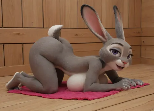 judy hopps has bunny ears, (full nude solo cartoon anthro judy hopps rabbit bunny), anthro judy hopps face, anthro judy hopps body, sauna scene, towel on ground, rear view, full nude, anal gape, visible open butthole, ass up, judy hopp's hand holding her own butt, cartoon furry yiff animated anthro judy hopps, grey fur, beautiful anthro face, anthro rabbit judy hoops face, skinny, tiny waist, MILF, perfect judy hopps tail, muscular, huge breasts, gigantic breasts, seductive look, lustful eyes, mouth open, cum drip from ass, ((((judy hopps must have rabbit ears and tail)))), ((((grey anthro judy hopps rabbit face)))), ((((grey anthro judy hopps rabbit body))))