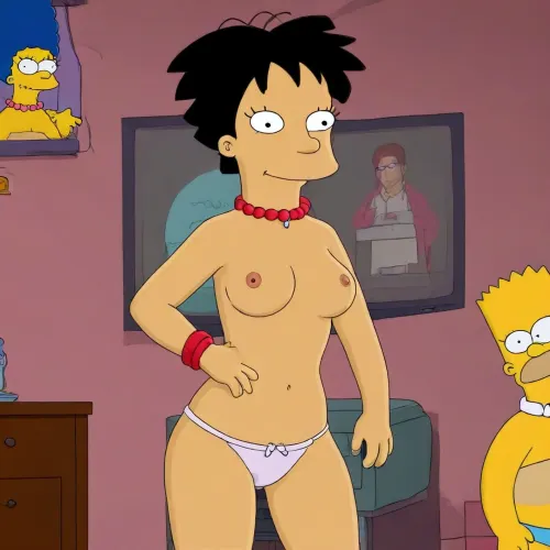 (Little small Amy Wong from the TV series "Futurama"), 80's animation, (animated drawings like Amy Wong), ((petite body)), piercing in nipples, (((simpsons drawing style))), panties, Simpstyle, <lora:SDXL-Simpstyle-Lora-v2-r16:1.6>, futurama, amy, <lora:futurama:.8>