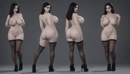 Gothic girl, (huge natural breasts:1.4), erotic pose, (very pale skin:2), naked body parts, large breasts, large butt, small waist, black lipstick, gray makeup, black hair, in an erotic pose, shoes and black stockings, anthropomorphic woman, (large breasts:1.8), soft light, (ripped top, exposed breasts), athletic build, thigh gap, girl being raped by a dragon, <lora:add-detail-xl:1.5>