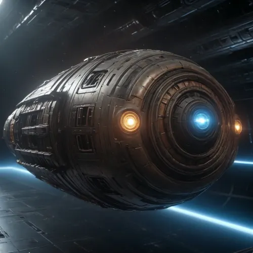 Extremely detailed hull resembling exotic biological structures, massive glowing thrusters, floating in deep space. Hyper-detailed, cinematic lighting, dark fantasy sci-fi, erotic cybernetics aesthetic, (IN SPACE), JASON X, 8k resolution.