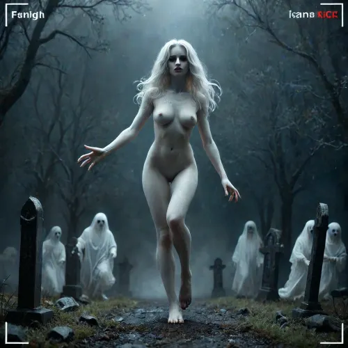 score_9, 1 ghastly female, about 33, very thin, is naked, ghost white skin, in a very foggy 1200's church graveyard, camera view is set far back, 32k image, floating in air, has no legs, ghostly form with no legs, perfect hands with long claw nails, no legs, no feet, ghostly form, floating, very skinny ghastly shape, completely naked, no hair, white ghostly afro hair, blood dripping from claws, evil demonic red eyes with a hollow empty feel, 34C cup breasts, medium size breasts, ghostly white boobs and nipples, everything about the ghost is ghastly and greyish white, raining heavy, old england graveyard, many ancient, tombstones, skeletal hands popping out of a few spots in background, scary environment, very spooky feel, ghost, person, <lora:ghosts person 1a:.8>, SW1RLYGH0ST, made, of, ghosts, <lora:SW1RLYGH0ST_sdxl:.8>, DonMD3m0nXL, <lora:DonMD3m0nXL-000010:.8>, <lora:Blight_Nox__Horror__Style:.8>