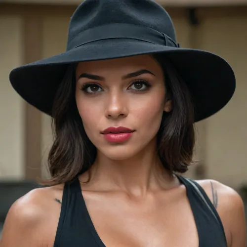 colombiana, 30 anni, occhi neri, cappelli lunghi neri, pelle cannella, labbra grandi con rossetto nero, culo grosso, naso piccolo, occhi grandi