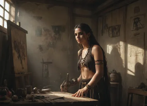 inkwork, dark fantasy, illustration, evil tribal laserlight-painting, dark, chiaroscuro, low-key, <lora:zavy-cntrst-sdxl:.8>