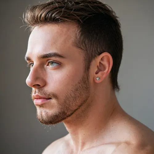 2 masculine men with nice beards 69