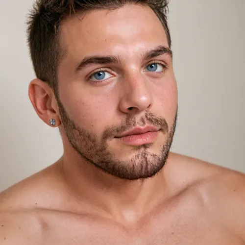 2 masculine men with nice beards 69