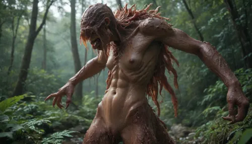18yo woman female super sayan, petite, skinny, <lora:detailed_notrigger:1.5>, ((monster))