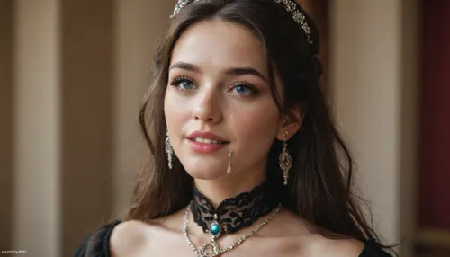 ballroom, facial cum, age 25 to 40, makeup, long hair, smiling shocked, intricate fashion accessories, black stockings