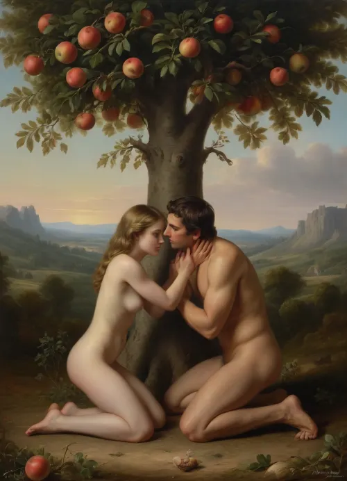 Adam and Eve.