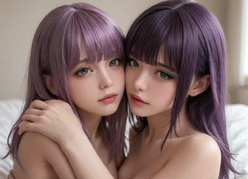 💗🔝👇🏻💄, Photorealistic, big grey eyes, (medium purple hair with bangs:1.8), (perfect green eyeliner:1.5), (big purple lipstick), (nude:1.2), nude slim body, without underwear under the nightgown, small elastic breasts, affectionate, naive, innocent face, (best quality:1.1), beautiful face in the room, 8k, 4k, complex, detailed face, detailed eyes, gradient background, strong lighting, hairstyle of complex styling, XL Version 1, 2>, Cum Filled Asshole, Cum every where, Facing viewer, Very Skinny, large pool of cum underneath her, giant cum pool underneath her, full body in view, Hyper Anal Gape, AtompunkSDXL, artoflips, uoclips, lips, lipstick, art, of, closeup, luisap, eyes, cunnilingus, 2girls, girl, licking, pussy, <lora:Art_Of_Lips_PONY_XL_By_UOC:.8>, <lora:LPEYES_lora:1.9>, <lora:Cunnilingus XL:2>