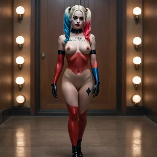 Harley Quinn full body nude