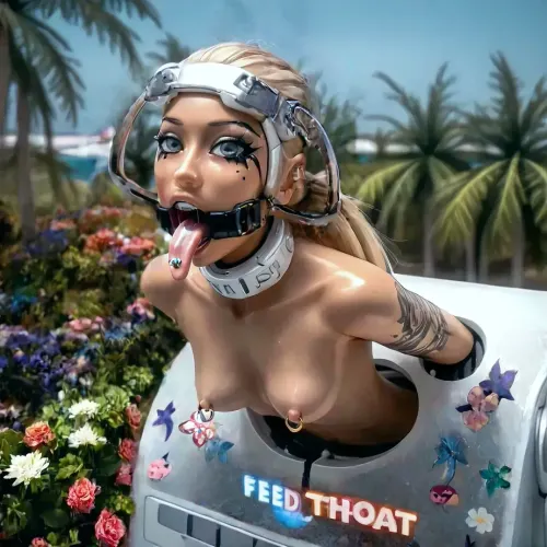 (silver tongue piercing:2)