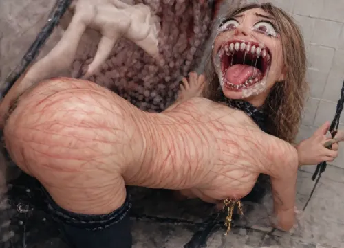 fellatio, deepthroat, flat chested, surprised, cock awe, close up, 3 idenctical twins, pink hair, blue hair, white hair, close_up, perfect face, perfect eyes, perfect hands, big tits, erect nipples, pierced nipples, ((very long blond hair)), ((two buns on either side of her head)), (boob harness, bdsm harness, black latex thigh high boots, black latex elbow gloves, pussy harness), cum leaking, leather pet collar with leash, cuffed wrists, leather cuffs, standing, cum leak, full body view, highest definition hair, highest definition skin, (white skin:1.2), bedroom with window, (man is choking her from behind:1.4), ((hogtied, bound with large chains, tied to a torture table:1.3)), cock in mouth, (brutal face fuck), Blowjob, (running makeup), (cum drips from nose:1.3), (cum drips from mouth:1.3), ultra hd, photorealistic, gangbang, double anal penetration, anal spitroast, groupsex, (4 gigantic African black brute thug, huge trunklike arms, huge head, hyper muscular body, dressed in slave clothes:1.2), ((cock deepthroat fuck, deepthroat orgasm, cum spilling from mouth, throatfuck, (((shower))), (((/peephole/))), ((/from below, very low camera angle/)), 2girls, sweedish, dirty blonde, embrace, gorgeous, thin, kneeling, penis resting on breasts, penis between breasts, titty fuck, sucking on penis, blowjob, slight abs, fit, brunette Center Parted hair, two 28 years olds, two women, nude, soapy, steamy shower, extra small flat breasts, no panties, eyes closed, beautiful long eyelashes, perfect eyelashes, huge cock, grabbing each other's penis, stroking penis, hand job, licking p, (hands pulling nipples hyper hard:1.12), nipple clamps, Uber realistic, 8k, ultra detailed, arched back, detailxl, professional, anal sex expansion, large hyper muscular fat old men, (double anal sex), swollen white veiny cocks, (double anal penetration), hardcore double penetration, proper physics, big white cocks, muscular white double anal gangbang, (forceful penetrations), extremely graphic, shocked expression, beautiful hands, massive cum in ass, defeating a woman in combat, fighting, killing, blood, winning fight, magazine cover, Realism_Quality_2xx_By_Stable_Yogi, (((very pretty face:1.3))), (((extremely ultra detailed face:1.3))), perfect fingers and hands, (extreme size difference:1.8), 4k extremely graphic, high detail, porn photoshoot, (eyes wide open in horror:1.44), (wide mouth spreader:1.5), (terrified:1.44), (crying:1.85), UHD 8K, (full body photograph:1.1), (whip marks:1.44), (whipped tits:1.44), professional photograph shot on kodak, 35mm photo, sharp focus, high budget, cinemascope, 100 mm lens, 1/250 s, f/2.8, ISO 300, Chun, small, breasts, medium, spreading, legs, creampie, pussy, body, closeup, BlowjobTopofHeadPOVQuiron, pose, woman, with, a, in, her, mouth, Object, gd, erection, sex, toy, penis, large))