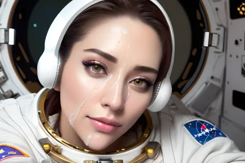 自分の宇宙服で写真のために置いた2人の女性アストロノウトは、彼女の顔にcumを持っているそれらの一つ。 写真の細部と現実主義は信じられないほどで、あらゆる気孔と肌の隙間が完璧な細部に捉えられています。 インフォメーション