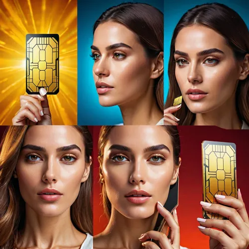 그녀의 컴퓨터 앞에 여자 sat, 각 이미지의 복잡한 세부 사항과 색상을 보여주는 고품질 이미지의 collage를 만드는. 4k 스크린은 세부사항에 있는 이미지를 표시하고, 각을 한 intricate 세부사항과 색깔을 보여줍니다