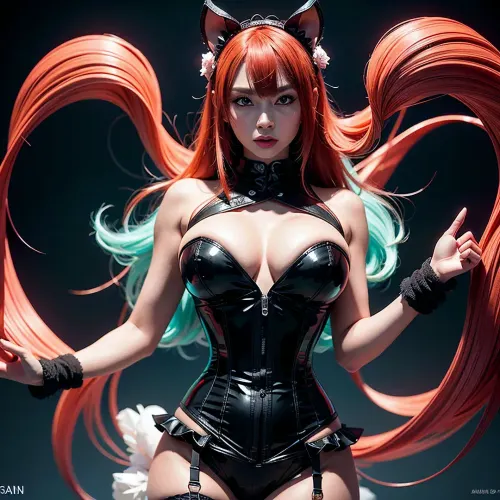 一张令人惊叹的人工智能照片, 显示一个可爱的姑娘, 光线柔软温柔