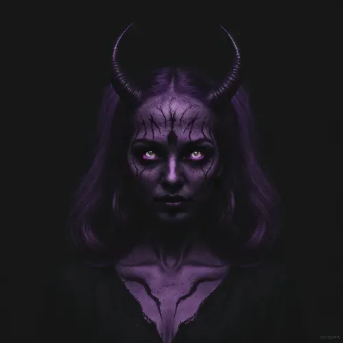 Il demone ha cercato la donna all'inferno, ma non e' stata trovata. Convocò i suoi servitori e ordinò loro di trovarla, ma tornarono a mani vuote. Il demone si rese conto troppo tardi che era stato ingannato da un'illusione