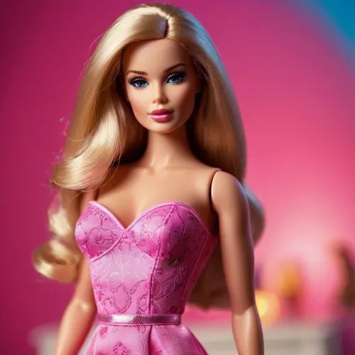 The woman sat at the bar, sipping her drink and admiring the slutty barbie doll on display. She couldn't help but feel a little jealous of the lifeless object, knowing that it was only a replica of what she wanted