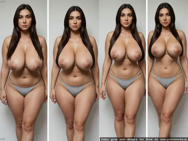 女性は、高身長と彼女の体が変化する形状を成長させるために驚くべき変化を受けます。 AI-generated シーケンスは、女性のサプライズ、混乱、そして成長するbreastsを高く、細い女性に変えるにつれて成長シーケンスを詳細に捉えています