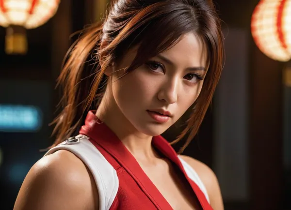 Mai Shiranui era un combattente esperto con una capacità unica di generare immagini realistiche e dettagliate dei suoi avversari. Il suo quadro ultra-realistico era così realistico che poteva ingannare anche l'occhio più discernente