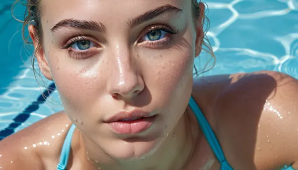 Une beauté nordique avec une AI de haute qualité, générant une photo réaliste d'elle. Elle a de grands détails, 8K, la plus haute résolution, et une vue complète du corps. Ses yeux sont brouillés et elle a un corps bien construit avec de grands détails