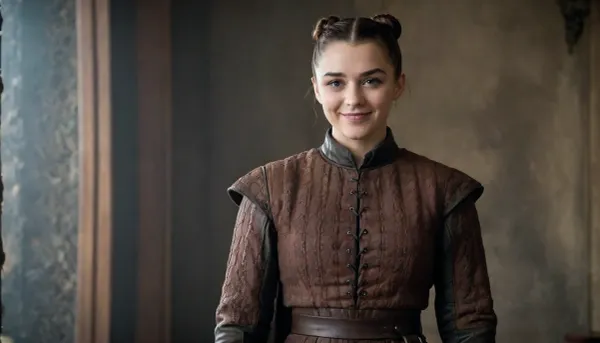 Long, Labia, Meaty, pussy, ar1ast4rk, woman, her, hair, is, brown, and, slicked, back, she, wearing, season8, outfit, with, coat, medium, length, a, dark, assassin, dress, styled, in, double, bun, braavosi, attire, leather, armor, smiling, standing, arms, behind, make-up, <lora:nsfw-xl-2.0:2>, <lora:260797_training_data:2>, <lora:ar1ast4rk woman sdxl:2>