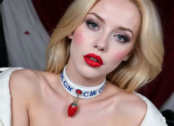 🧘🏻‍♀️👇🏻💋💄, Asian, stylized, big eyes, (skinny figure:1.2), (tall:1.4), fully nude, ((pale skin, tan lines)), ((tits visible)), ((pussy visible)), (very pale skin:1.5), tight hips, (long legs), (small purple perky breasts:1.2), (shaved pussy:1.2), smurfette with and an hourglass shaped body getting fucked, (cowgirl style), long bright yellow hair, simple white microdress, round face, (((azure blue skin))), intense and saturated colors, fungi house village Smurftown in background, pov, smurfs style, (white leather choker with sharp highly detailed raised red lipstick letters clearly spelling “sosyka” in Gothic script:1.6), schlumpfine, full body, frontal view, abandoned factory, ((full body view:1.4)), ((cum dripping:1.4)), ((cum on breasts:1.4)), yShe wears pink and shiny lipstick, and has large, slanted gray eyes, make-up, long golden eyelashes, olive shadows with blue eyeliner, straight bangs, hairstyle, creampie, pussy, nude, body, makeup, eyeliner, eyelashes, lactation, sprayingmilk, looking at mePhotorealistic, high resolution, professional photography, eyes open, close-up of lips, zoom in on lips, red lipstick, topless, cum dripping from chin, 2 large massive big Knotted, (canine penis:1.5), big testicles, masturbating, erected penis lying on her tongue, projectile cum on tongue, huge cum explosion, surrounded by dicks, (ejaculation:1.2), (Cum details), realistic cum, Prominent cum, (white cum:1.7), cum on, (Cum flows:1.3), (cum on body:1.5), cum on head, (cum on face:1.3), bukkake, ((body covered with semen)), cum, face, Face covered in cum, (A lot of cum:1.5), ((large massive big Knotted canine penis:1.3)), very small breasts, fat ass, large hips, beautiful face, eyes blue, ((mouth open tongue out ahegao)), perfect makeup, kneeling top down view, looking up, at night, night, midnight, darkness, shadows, (overexposed, amateur photo, aesthetic:1.4), (Cum flows:1.2), (cum on body:1.3), long tongue, (3_large massive big Knotted canine penis:1.2), (creampie:1.5), Chun, closeup, luisap, eyes, Easter, Egg, Home, <lora:Chun-Li-Pony:2>, <lora:LPEYES_lora:1.2>, <lora:Lip_Gloss_sexy_lips_by_DarkEffect:2>, <lora:Easter_Egg_Home_SDXL:2>
