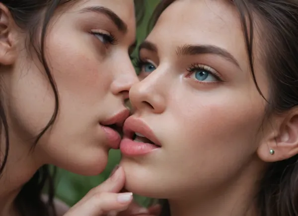 Turn your lips 90 degrees, Macro photography and detail, lips locked in a kiss, My pussy was transformed with the help of lipstick that made it look like purple lush lips that you just want to suck. pussy is like lips without teeth