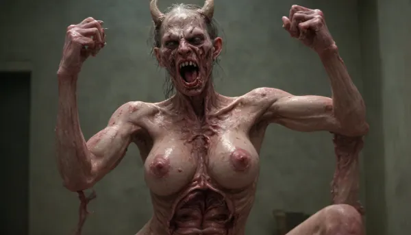 (putrid demon:1.9), (AI pornworks P-edopile son of a bitch), they are afraid of me and better that they are, I am going to eradicate them., (defecating:1.89), ((mutilated arms:2)), ab0m, <lora:ab0m:2>