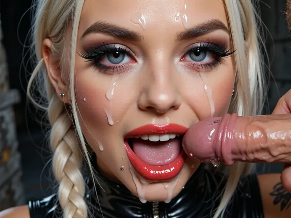 MATHYRI MIKRO ultra photorealistic cinematic, In a dungeon, super close hot of bukkake, cumshot, facial portrait picture of the Bride face in cum facial, with heavy makeup and a lot of makeup, a lot of Cum on her face, cum on her long black eyelashes, Cum on her eyelids, Cum on her cheek skin, her face wet with Cum, Cum on her red lips. cum on her wedding tail, One of the false eyelashes is wet and on the cheek. woman, (makeup:1.3), facialized, superfacialized, (lips:1.5), makeup, eyeliner, eyelashes Sosuk_kIchi was open to everything new, (she spread her legs and opened her big pussy cum to get a tattoo 🐰:1.8), Goddess with long straigt white hair, with big ass and tits showing her big anal gape and huge asshole, latex bdsm suit, bigger gape, fake tits and lips, (nipple piercing:1.3), ((lactating:1.3)), real bimbo slut, bigger gape and bigger asshole, huge fake lips, enormous big gape, red big lips, long legs, blue eyes, bigger tits, tits huge size, bigger asshole, (bimbo makeup, intense saturated glossy lipstick:1.5), beautiful smile, bbl, mini skirt, no shirt, more smearing mekup, makeup smearing all cheeks, slender face, The style of the 50s, masterpiece, best quality, ultra-detailed, photorealistic, highres, 4k, original, maximum details, high quality, high resolution, (anthro my little pony furry yiff style art), ultra high detailed character, highly detailed, Perfect face, perfect body, perfect eyes, perfect pupils, perfect fingers, sexy pony, S Cute girl, (pony girl, perfect beauty, cute face), pink hair, short messy braided hair, two braids, bare shoulders, collar, long big firm silicone breast, long breasts, Puffy nipples, (erect pink nipples, chained nipple clamps), smooth skin, MOHIXOY GOTO boy, sissy, futanari, trap, beautiful face, petite, (shiny skin:1.3), (full blush:1.2), (erect penis:1.3), (detailed penis:1.3), (veiny penis:1.5), budging veins, (small penis:1.3), (testicles:1.2), tights anal, (flat chest:1.2), (erect nipples:1.3), erotic fashion photograph of a model wearing an edgy experimental fashion design dress, ((ultrarealistic)), the style of the photograph is an elaborate magazine editorial photographed in the style of nick knight, the setting is a labyrinth made of clear glass bricks in the style of 1980s interior design, (labyrinth), (clear colorless glass blocks), the model wears a revealing haute couture dress that resembles a cross between serge lutens' artwork and current Schiaparelli collections, (serge lutens), extreme fashion, (blue, transparent swimsuit, breasts visible through clothing), (piercing clitoral ring:1.4), beautiful woman, kneeling, from above, slightly to the side, head turned, ass in the air, looking straight at the camera, (((very detailed face))), high ponytai tiny waist, wide hips and round ass, big ass, nipple ring pierc shadows, (dark shadows:.9), bright light patches, well-lit scene, (high contrast:1.8), (maximum quality:1.5), (high resolution:1.5), (ultra realism:1.5), ((focus))