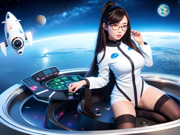 The Japanese woman was instructed to take off her stockings and put on a pair of glasses. She then asked if she was ready for some porn, and the AI instructed her to take off her stockings