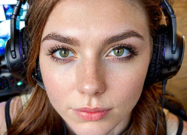 그녀는 긴 어두운 머리와 피어싱 녹색 눈을 가진 멋진 아일랜드 여성입니다. 그녀의 피부는 높은 뺨뼈와 정의된 턱선과 더불어 흠뻑 빠릅니다. 그녀의 입술은 우아함의 공기에 가득 차 있습니다. 그녀는 전체 입술을 가지고있다