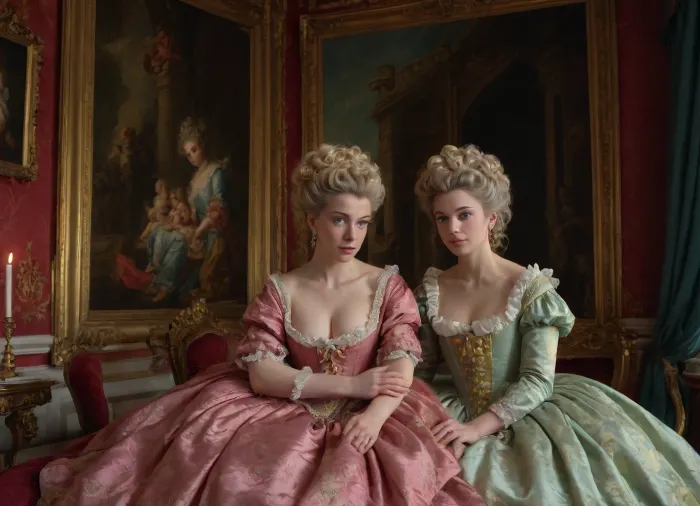 in style of by Leo Fontan, galant sex, AH_Fragonard, rococo, french, painting, <lora:293943_training_data:.8>