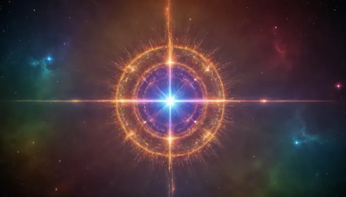 sehr viele Farben weiter weltraum