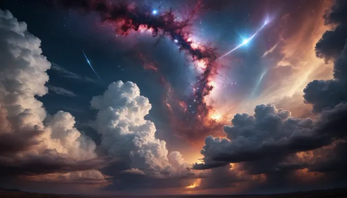 wakan tanka galaxy dramatic clouds