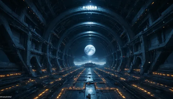 An epic and stunning movie shot depicts a future crystal city surrounded by a grand palace of desire, located at the center of a massive spaceship. Late at night, the city and spaceship are illuminated by dazzling lights, with deep space nebulae and stars clearly visible in the background. Several super large liquid satellites are suspended in the sky, creating a vast metropolis with glowing bioluminescent structures and suspended bridges. A panoramic view of a complex city layer composed of interconnected towers, with distant and vibrant galaxies and nebulae visible through the spaceship's transparent dome, surreal, 8k resolution, sacred atmosphere, epic scale, tranquility of the universe, and surreal masterpieces, lx, starry, sky, outdoors, Panoramic, landscape, futuristic, ship, night, <lora:lx-真实摄影-星空XL1.0:2>, <lora:Space Ship Concept Art (VW Style)_epoch_10:2>
