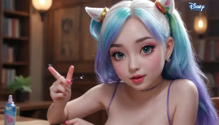 **Ultra-realistic, professional photography, best shadow, 8K resolution, UHD, clear image, extremely complex details, ultra-high definition.** In an era where steam engines, alchemy, and advanced technology are intertwined, who would dare turn to the mystical power of the Beyond? Jo Mingrui suddenly finds herself in the body of Emily Willis, a pornographic actress living in an alternate universe of the Victorian period, where the air is filled with steam and the streets are lit by gas lanterns. The world around you is saturated with mechanical wonders, ((makeup:1.5), long blue eyelashes with eyeliner:1.2), (big lips:1.3), (purple pussy:1.1), r supernatural mysteries. When faced with, ((((((Perfect Sexy Anime Disney Drawing)))))), ((((((Perfect Sexy Cartoon furry)))))), (((((Lots of Light))))), ((((Solo Pony)))), (((Sexy-female-Pony))), (((((((white My Little Pony))))))), (((((Pony), (((Best Quality))), (((((Ultra Quality))))), ((((best)))), (((quality))), (((good))), photo, ultra-tanned skin, reflecting skin, moist lips, glistening skin, glistening lips, body jewelry, nipple chain, nipple rings.** My tummy is very swollen from a cum eruption. My nipples are purple, mini, and neat. My eyelashes are very long, green with mother-of-pearl accents. My hairstyle features two pigtails with bangs, and my hair color is blue tide. I have earrings in my nipples. My pussy is perfectly naked—I stand with my legs spread, wearing stockings with a pattern. The mechanism for satisfying sexual whims consists of special vibrators, suction devices, and an expander. **Oiled body, (1.5))))), pastel, goth, <lora:EnvyPastelGothXL01:2>