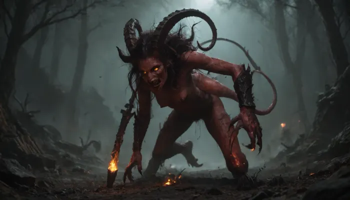 (((putrid demon))), concept, art, realistic, dark, theme, low, light, <lora:Concept Art DarkSide Style LoRA_SeaArt Furry XL 1.0:2>