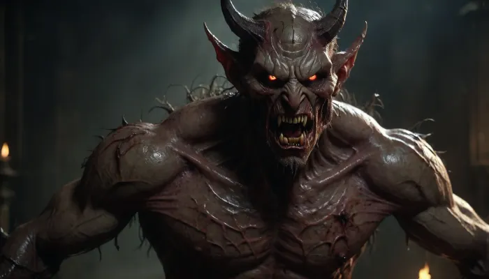 (((putrid demon))), concept, art, realistic, dark, theme, low, light, <lora:Concept Art DarkSide Style LoRA_SeaArt Furry XL 1.0:2>