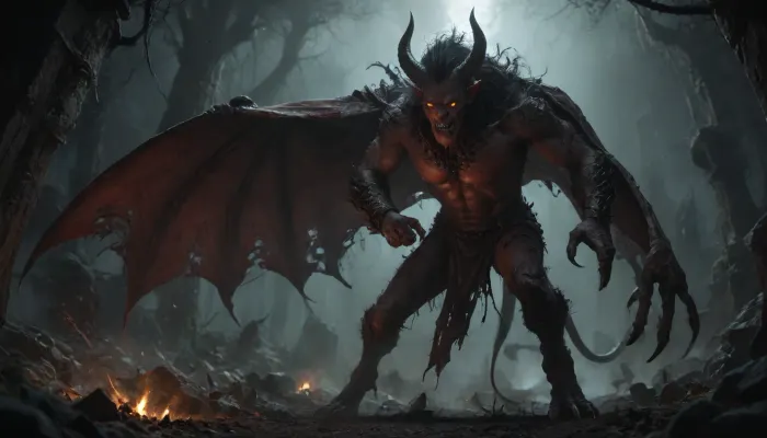 (((putrid demon))), concept, art, realistic, dark, theme, low, light, <lora:Concept Art DarkSide Style LoRA_SeaArt Furry XL 1.0:2>