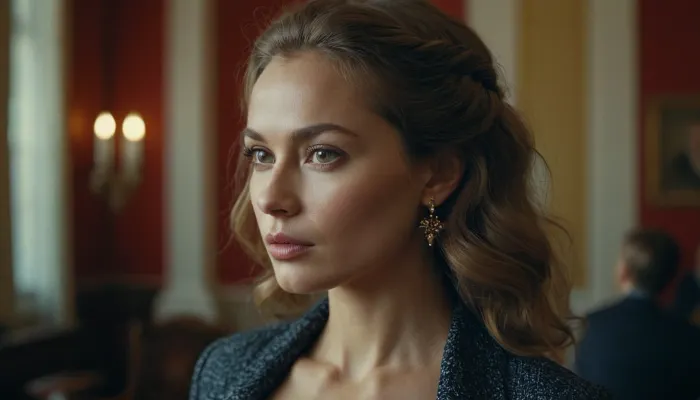 Cinematic, 35mm, 4K, Ultra photorealistic, full portrait of the most beautiful Russian woman in the world.