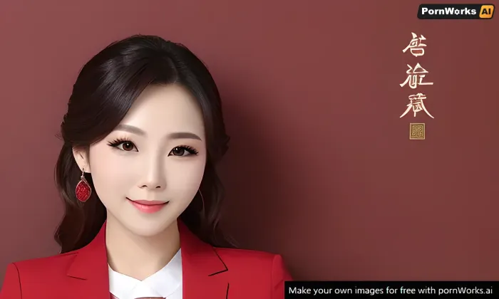 La femme sur la photo est belle, avec un visage rond et de longs cheveux foncés. Elle porte une robe blanche qui embrasse parfaitement ses courbes. Ses yeux sont sombres et intenses, regardant directement dans la caméra. Dans sa main elle tient un noir