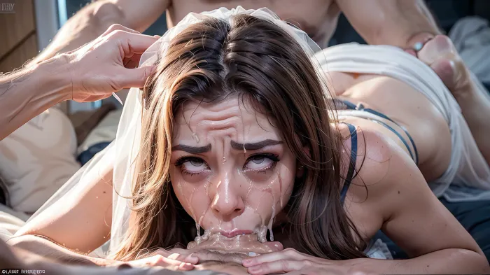 milf, black eyes, dreamy eyes, perfect face, big tits, sweating, exhausted, sexy, full lips, looking at viewer, all, the, way, to, base, bride with the bride's veil, huge cum load, ballsdeep, 1girl, 1boy, nipples, hetero, penis, solo, focus, lips, oral, testicles, pov, hand, another's, head, crotch, >=, excessive, vomcum, (pushing head onto penis:1.2), whole penis in mouth, wet, beautiful, in, nose, penis all the way in throat, beautiful face, blonde, bright eyes, balls, deep, deepthroat, ahegao, rolling_eyes, rolling_eyes-000014, .5>, balls deep, <lora:Maskes_Balls_Deep_Deepthroat_LoRA:.5>, <lora:pov_deepthroat_v0.1:.5>, <lora:MS_Real_Deepthroat_Lite:.5>, <lora:vomcum:.5>, <lora:Maske's Cum in Nose LoRA:.5>, <lora:dtbd3:.5>, <lora:ahegao:.5>