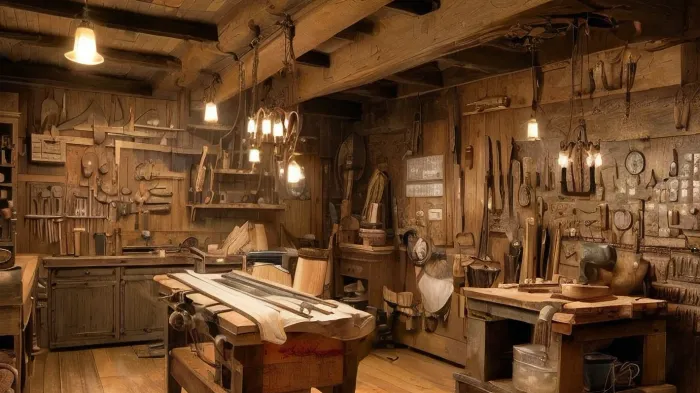 The traditional 1800s woodworking shop was a sight to behold, with its romantic ambiance and dynamic lighting. Rembrandt panting and sexy naked woman thin giving blowjobs were just some of the elements that made this space truly unique