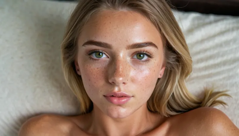 L'AI ha generato l'immagine della donna era così realistica che sembrava che fosse in piedi proprio davanti a voi. I suoi capelli biondi scorrevano sulla schiena e i suoi occhi verdi brillavano di vita. Aveva un corpo perfetto, con vita sottile e